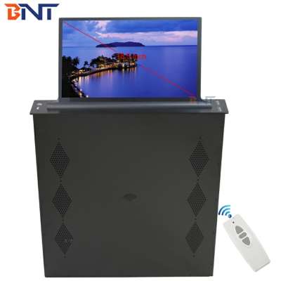 BNT  2020 new design easy assemble table electric monitor lifter built in conference table automatic pop up monitor lift