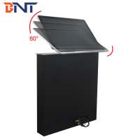 Conference room ultra-thin lcd monitor retractable pop up lift with 0~60 folding function